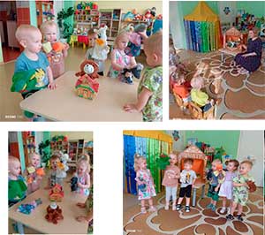 Конспект занятия в группе раннего возраста «Инсценировка сказки «Теремок»