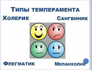 Консультация на тему: «Как определить темперамент ребёнка»